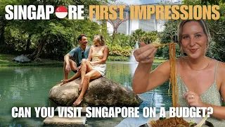 Can You Explore Singapore On A Budget? 🤔 Singapore First Impressions 🇸🇬