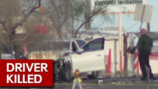 1 dead, 2 hurt after fiery car crash in Phoenix