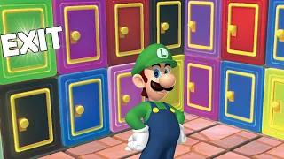 100 Mystery Doors but Only ONE Lets Luigi Escape!! *Luigi Saves Mario!*