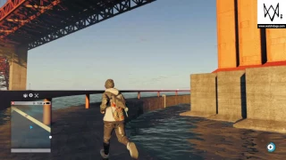 Jumping off the Golden Gate Bridge on WATCH_DOGS® 2