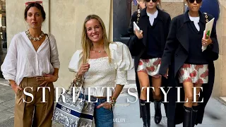 Milan street style moments: What everyone is wearing in October•trendy fall outfits