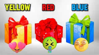 Choose Your Gift🎁 YELLOW, RED or BLUE 💛💝💙