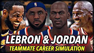 What If LeBron James & Michael Jordan Were On The SAME TEAM? | NBA 2K20 Teammates Career Simulation