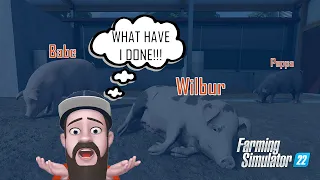 OMG! Pigs Just Showed Up On the Old Pig Farm! #Elmcreek #FarmingSimulator22 Ep#3