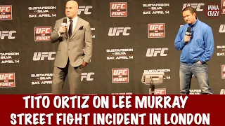 Tito Ortiz speaks on UFC 38 Incident involving Lee Murray, Chuck Liddell etc.