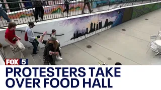 Pro-Palestinian protesters take over Emory food hall | FOX 5 News