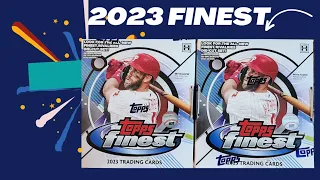 Topps FINEST 2023 Double Box Opening #topps