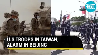 Taiwan drops bombshell on China as U.S troops train Taiwanese army amid tensions with Beijing