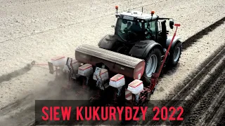 Siew kukurydzy 2022 z Valtrą N174 i Maschio Gaspardo Mter [GR MILCAREK]