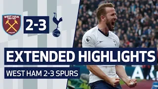 EXTENDED HIGHLIGHTS | WEST HAM 2-3 SPURS