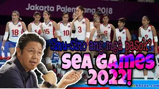 BREAKING: SEA GAMES 2022 LINE UP OF PH WOMEN'S VOLLEYBALL || PNVF