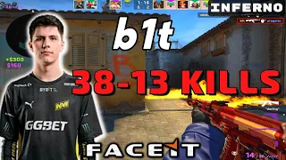 CSGO POV b1t (38-13) Inferno 𝙒𝙞𝙣 (16-10) / Faceit 05.03.2023