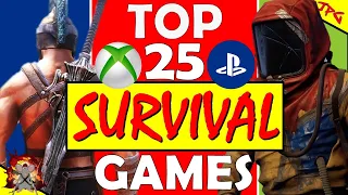 The Best Survival Games On PS/XBOX/SWITCH To Play - Top 25 Survival Games Ranked! What Is The Best?