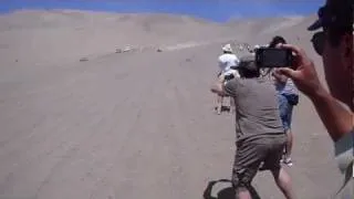 Robby Gordon hammering into Iquique