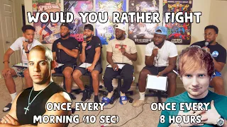 BACK & FORTH - WOULD YOU RATHER: LIVE WITH RATS, ROACHES, OR SNAKES? FIGHT VIN DIESEL OR ED SHEERAN?