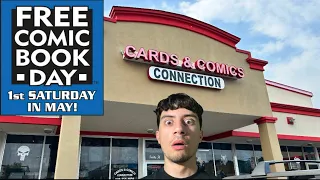 COMIC BOOK HAUL AT CARDS AND COMICS CONNECTION! FCBD SPECIAL!