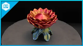Flower Box #Timelapse #adafruit #3DPrinting