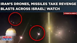 Iran’s Revenge: Killer Drones, Missiles Attack Israel| Sirens, Blasts| Hezbollah To Strike IDF Next?