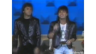 Chitãozinho e Xororó cantam Planeta Azul no Programa da Hebe 1992