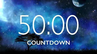 50 Minute Timer with Relaxing Music and Alarm 🎵⏰
