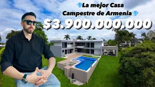 CASA CAMPESTRE en VENTA en ARMENIA Quindío ✅🏡  | Casas De Lujo Colombia | MANSIONES EN COLOMBIA