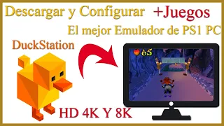 DuckStation - Descargar y Configurar en PC Emulador de PS1