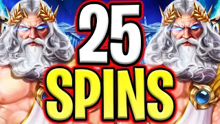 25 FREE SPINS OMG 😮 GATES OF OLYMPUS SLOT 🔥 €5.000 BONUS BUY‼️