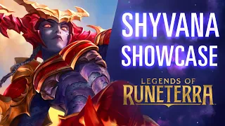 Shyvana Showcase | New Champion - Legends of Runeterra