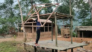 How to design a 4-column bamboo hut | Dang Thi Mui