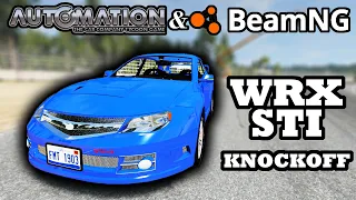 Knockoff Impreza WRX STI | Automation The Car Company Tycoon Game & BeamNG.drive