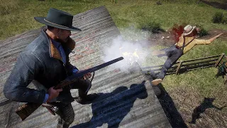 Red Dead Redemption 2 4K 60FPS - Funny & Brutal Moments Vol. 133 (Euphoria Ragdolls)