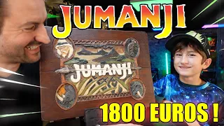 J'ACHÈTE LE VRAI JEU JUMANJI À 1800 EUROS AVEC MON FILS !!