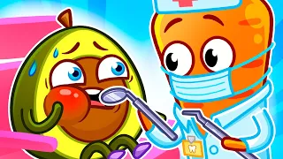 The Dentist Song 🦷🥺 Brush Your Teeth 😁 Healthy Habits for Kids || VocaVoca Karaoke🥑