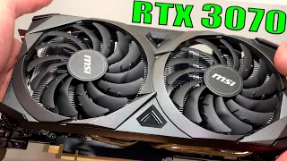 А ХУАНГ-ТО МОЛОДЕЦ--РАСПАКОВКА И ТЕСТЫ RTX 3070 VENTUS 2X OC