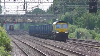 Acton Bridge & Crewe 17/05/24 Classes 57/60/66/67/68/70/88/90 #freighttrains #locomotives