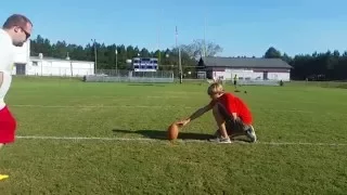 45 yard slow motion field goal