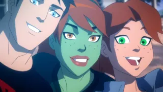 Young Justice the depression of Beast Boy and Miss Martian