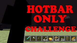 Can You Beat Minecraft Using Only the Hotbar?