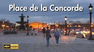 Place de la Concorde 🇫🇷 Paris France 4K HDR