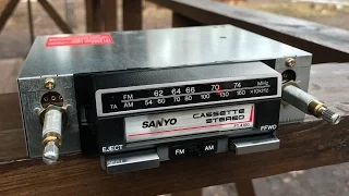 Капсула времени: новая японская автомагнитола 80-х годов Sanyo