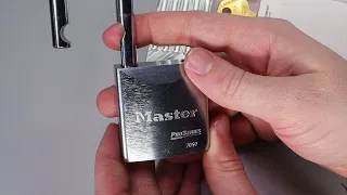 Decoding and Re-Assembling a Master Lock Pro Series 7050 from a LegalLockPicker Parcel Opening!