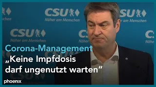 Markus Söder zu den Landtagswahlen