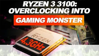 RYZEN 3 3100 Overclocking with STOCK COOLER (Gaming Monster)!