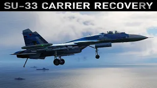 The Actual Russian Navy Su-33 Carrier Landing Procedure