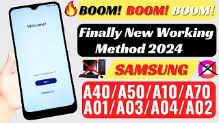 Finally Samsung A40/A50/A70/A01/A02/A04/A03 FRP Bypass Without Pc 2024 || Google Account Unlock 100%