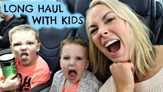 LONG HAUL FLIGHT WITH 3 KIDS