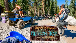 Rubicon Trail - Dual Sport - Moto Camp: 200 mile loop through the Sierra Nevada.