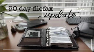 a love letter to my Filofax | 90 day system update + personal rings flip through