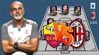 AC MILAN PREDICTION LINEUP VS AS ROMA || SERIE A  2023 MATCH WEEK 3