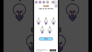 Tricky brains level 81 light up the 4th bulb walkthrough solution